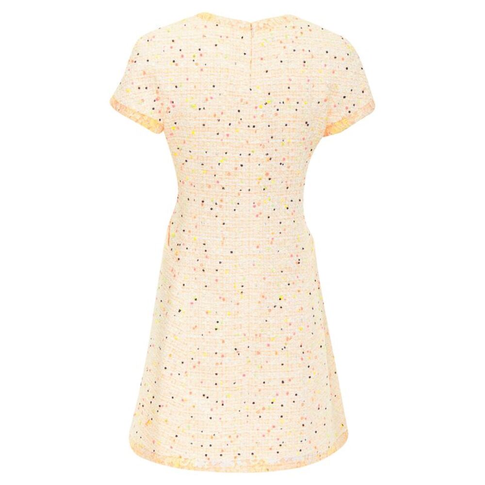 Chanel speckle tweed lace dress - Picture 5 of 9